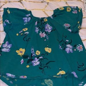 Green Flower Top!